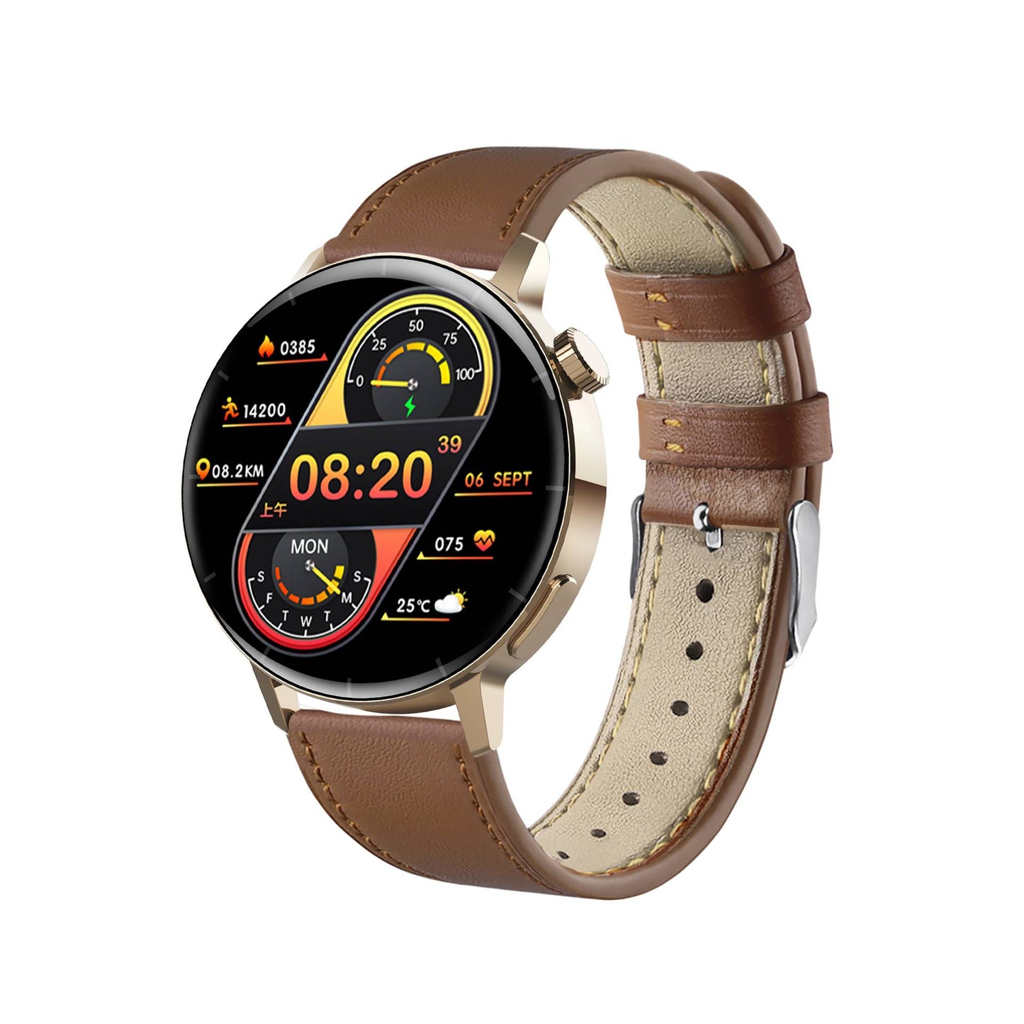 Smart Watch SOS Heart Rate Blood Oxygen ECG Monitoring