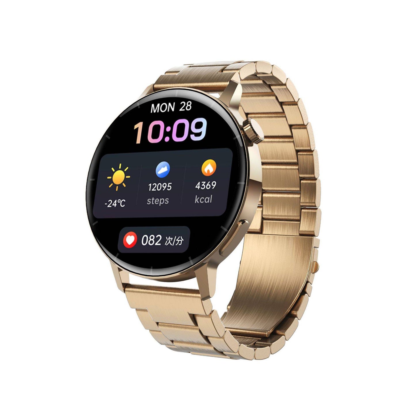 Smart Watch SOS Heart Rate Blood Oxygen ECG Monitoring